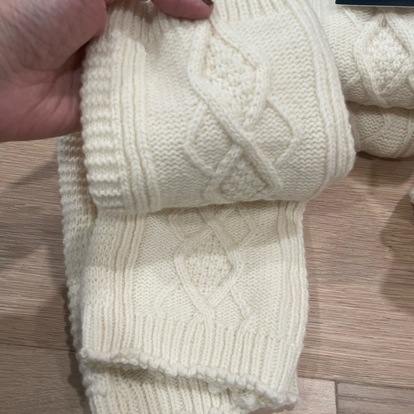 Brandy Melville Leg warmers knee socks soft warm fisherman knit NWT - Picture 6 of 7